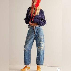Free people moxie barrel Jeans